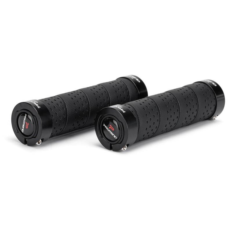PROMEND GR-515 Mountain Bike Handlebar Grips Shock Absorbing Breathable Aluminum Lock-On Anti-Slip Grip Cycling