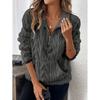 Women Oversized Fleece Sweatshirts Autumn Half Zip Long Lantern Sleeve Patchwork Fluffy Soft Velvet Pullover Coats Outwear