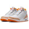 Кроссовки Air Jordan 3 Orange Citrus Женские White Cement-Grey Fire-Red CK9246-101