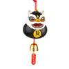 With Tassel/Bell Lion Dance Bell Decoration Plastics Car Rearview Mirror Pendant  Christmas Dolls