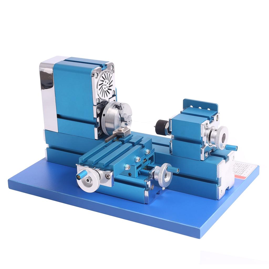Mini Lathe Machine 36W, Precision Metal & Woodworking Benchtop Lathe Tool, Micro Lathe for Hobbyists & DIY Models