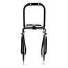 Bicycle Front Rack Steel Cycling Front Bracket Luggage Shelf Cargo Rack 25x15x15cm Carrier Bracket Black