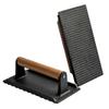 Cast iron rectangular heavy-duty meat press with handle,suitable for outdoor,kitchen,party,such as steak,burger, and barbecue