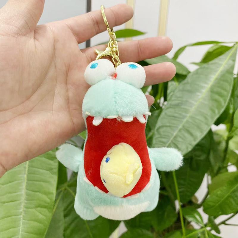 Cute Cartoon Animal Plush Keychain Figures Featuring Colorful Bears And Dogs