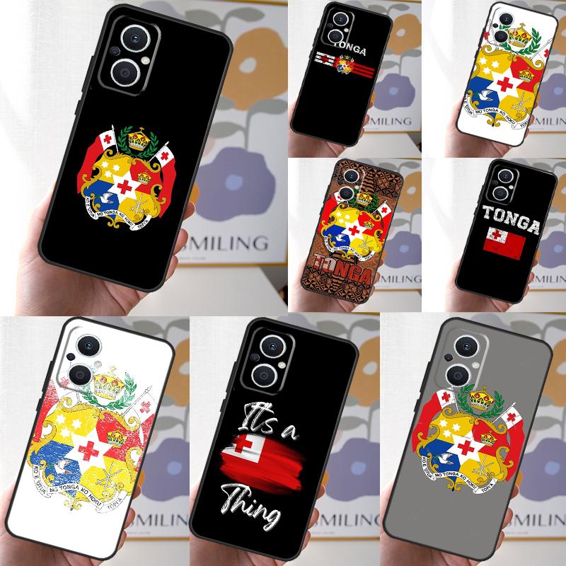 Tongan Coat of Arms Tonga Case For OPPO Reno 11F 11 12 13 F 8T 7 8 10 Pro OPPO Find X8 X6 Pro X3 X5 Lite Cover Fundas