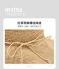 ELLE Lafite Grass Bow Woven Straw Hat