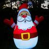 Christmas Inflatable Santa Light Up Ornament Holiday Festival Layout with Remote Control for