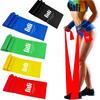 Zestaw 5 Gum Taśma Do Ćwiczeń Treningu Rehabilitacyjna Fitness Flat Band 2M