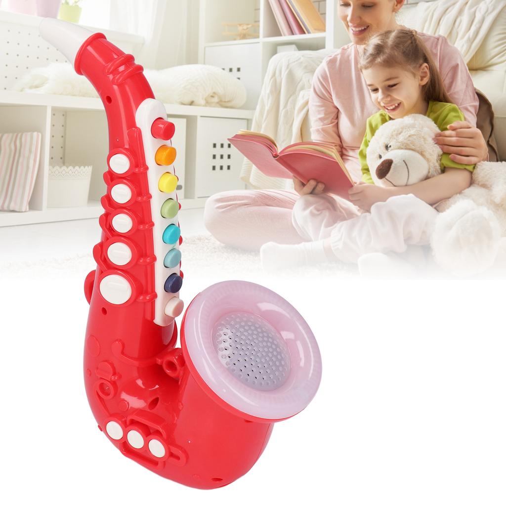 Детский игрушечный саксофон Мальчики Девочки Прекрасный Музыкальный инструмент Игрушка Подарок на день рождения для вечеринки