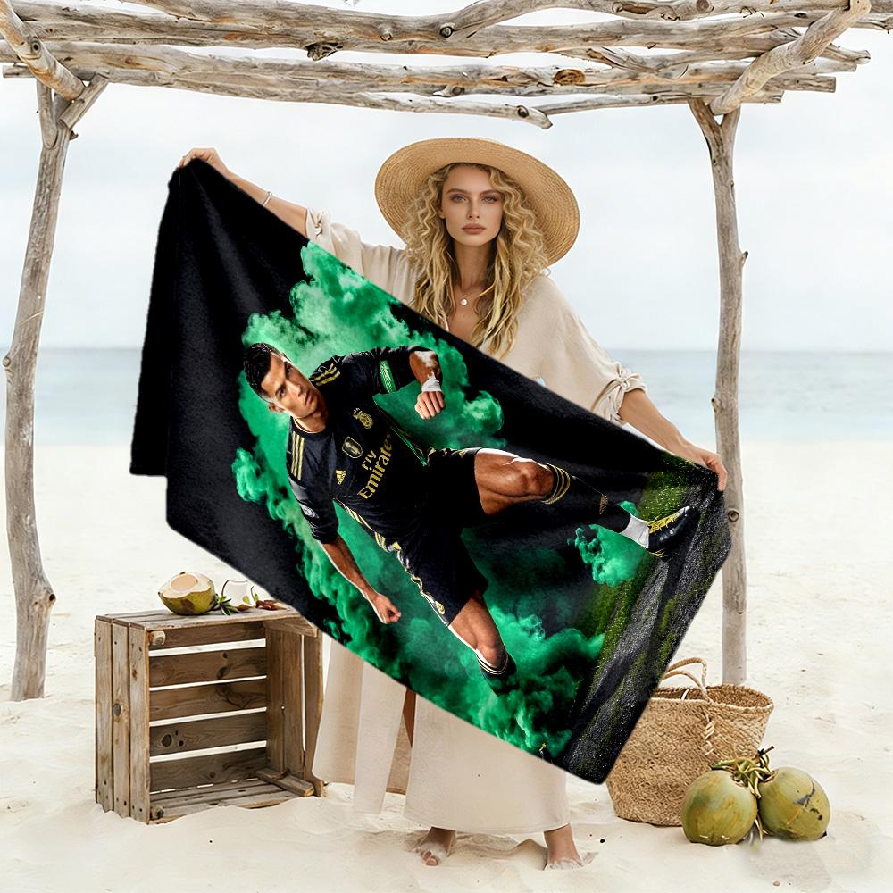 Ronaldo Juventus Legacy Beach Towel High Absorbency & Quick-Dry Comfortable Lightweight