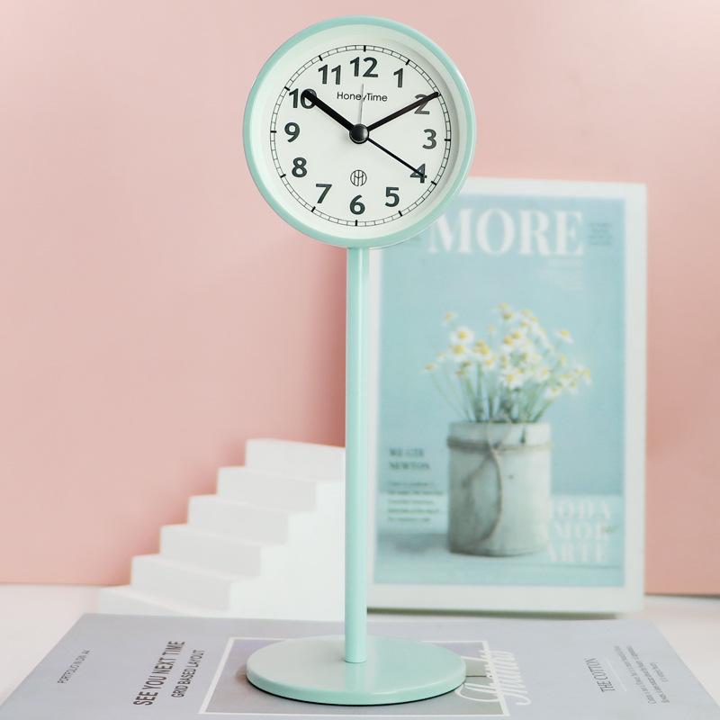 Современные простые настольные часы, настольные часы, настольные часы для гостиной, домашние настольные часы, часы с сидящим маятником, декоративный будильник