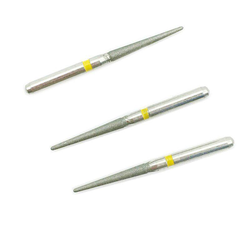 10 шт. TR-11EF стоматологические алмазные боры для полировки зубов, отбеливание, сверхтонкая высокоскоростная насадка FG 1,6 м