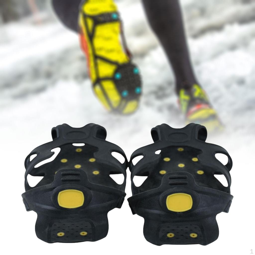 Crampons Ice Cleats Anti Skid Grippers Portable Practical Gripper Spikes Cleat for