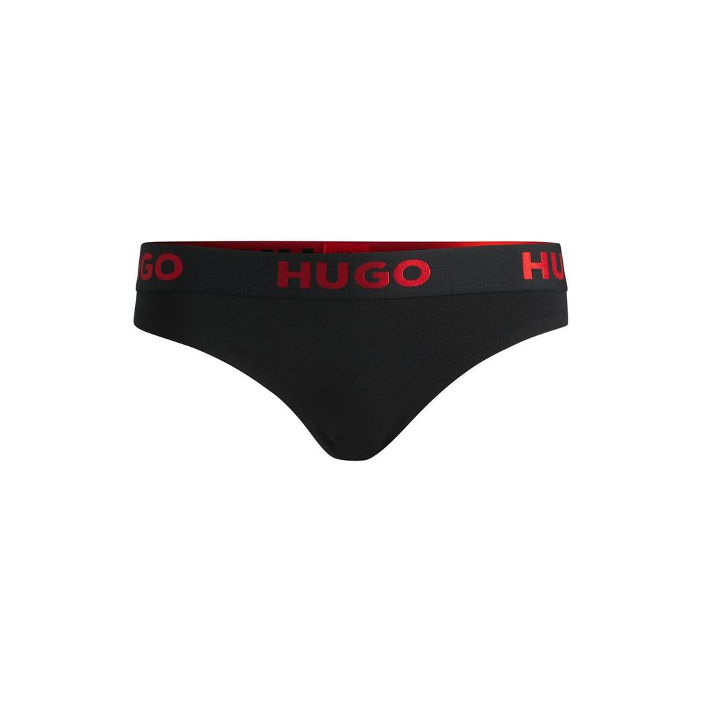Hugo Womens/Ladies Sporty Logo Thong