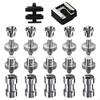 22 Piece Camera Screw Kits, 1/4" and 3/8", Flash Shoe Mount Tripod Adapter Stand Monopod