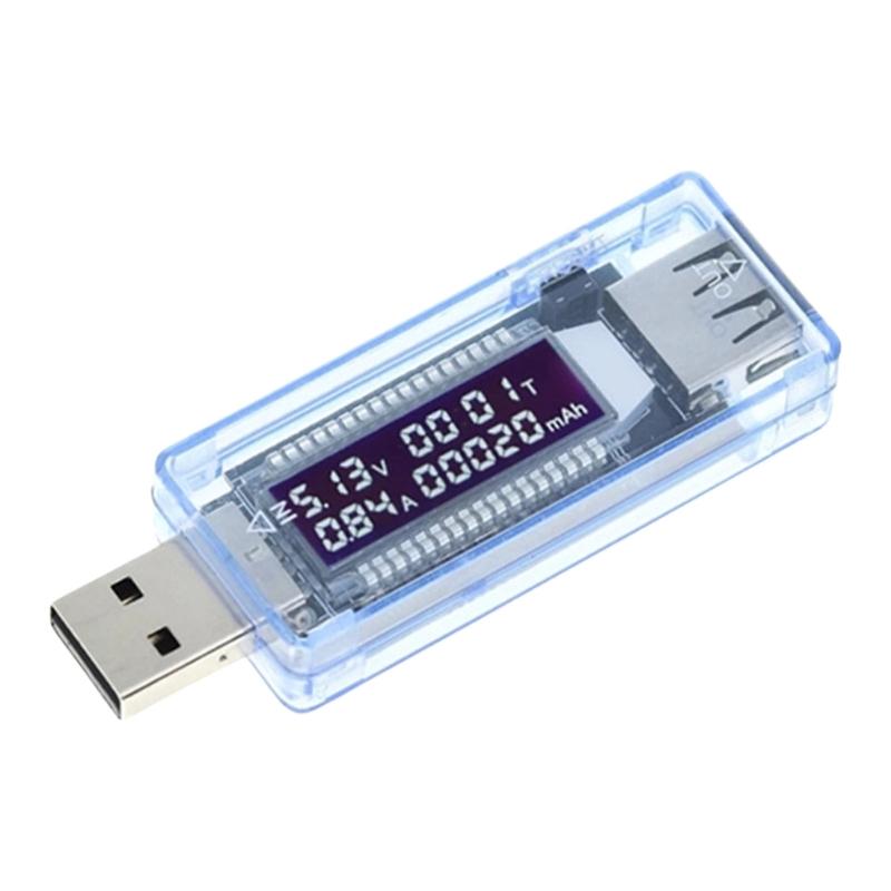 Портативный USB-измеритель мощности с мониторингом напряжения и тока в реальном времени для тестирования электроники
