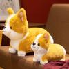 20/30cm New Imitation Tail Less Corgi Stuffed Toy Pillow Pillow Funny Children's Gift Elegant Cute Doll Pillow Cartoon Animation