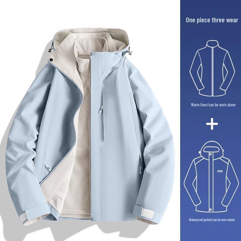 Camel Outdoor Женская водонепроницаемая пуховая парка 3-в-1 для зимнего туризма и альпинизма