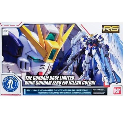 RG 1/144 Wing Gundam Zero EW Clear Color Plastic Model (Gundam Base Exclusive)
