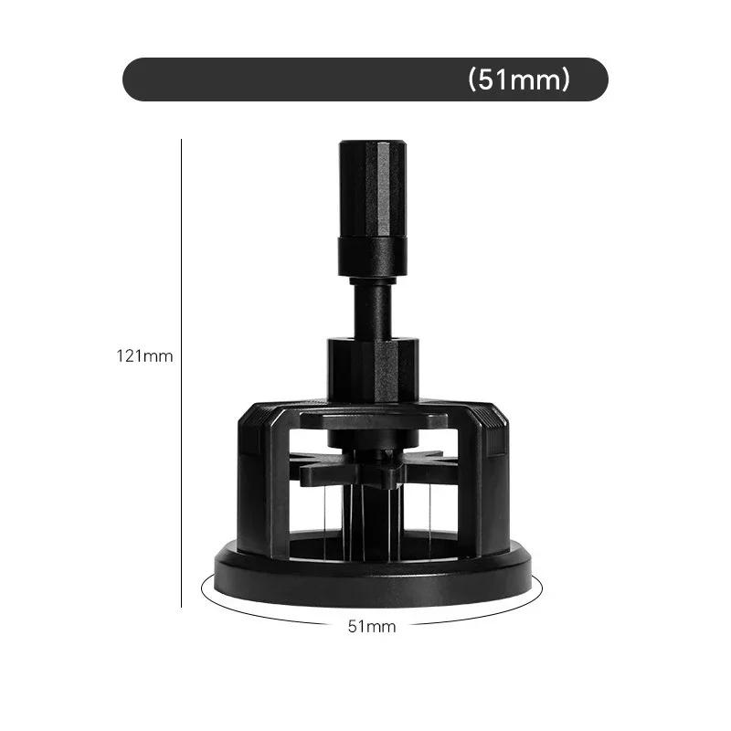 Вращающийся игольчатый распределитель порошка 51/53/58 мм Магнитная игла для трамбовки кофе Диспергатор кофейного порошка Противоскользящая игла для рассыпчатого порошка