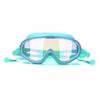 Детские водонепроницаемые очки для плавания с защитой от запотевания и УФ-лучей - Большая оправа, Профессиональные для дайвинга для мальчиков и девочек