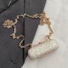 Glitter Crossbody Box Handbag Mini Lipstick Storage Bag Casual Evening Banquet Bag  Women