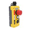 Crane Hoist Controller Push Button Switch Water Resistant 2 Key IP68 Industrial Remote Control with Emergency Stop