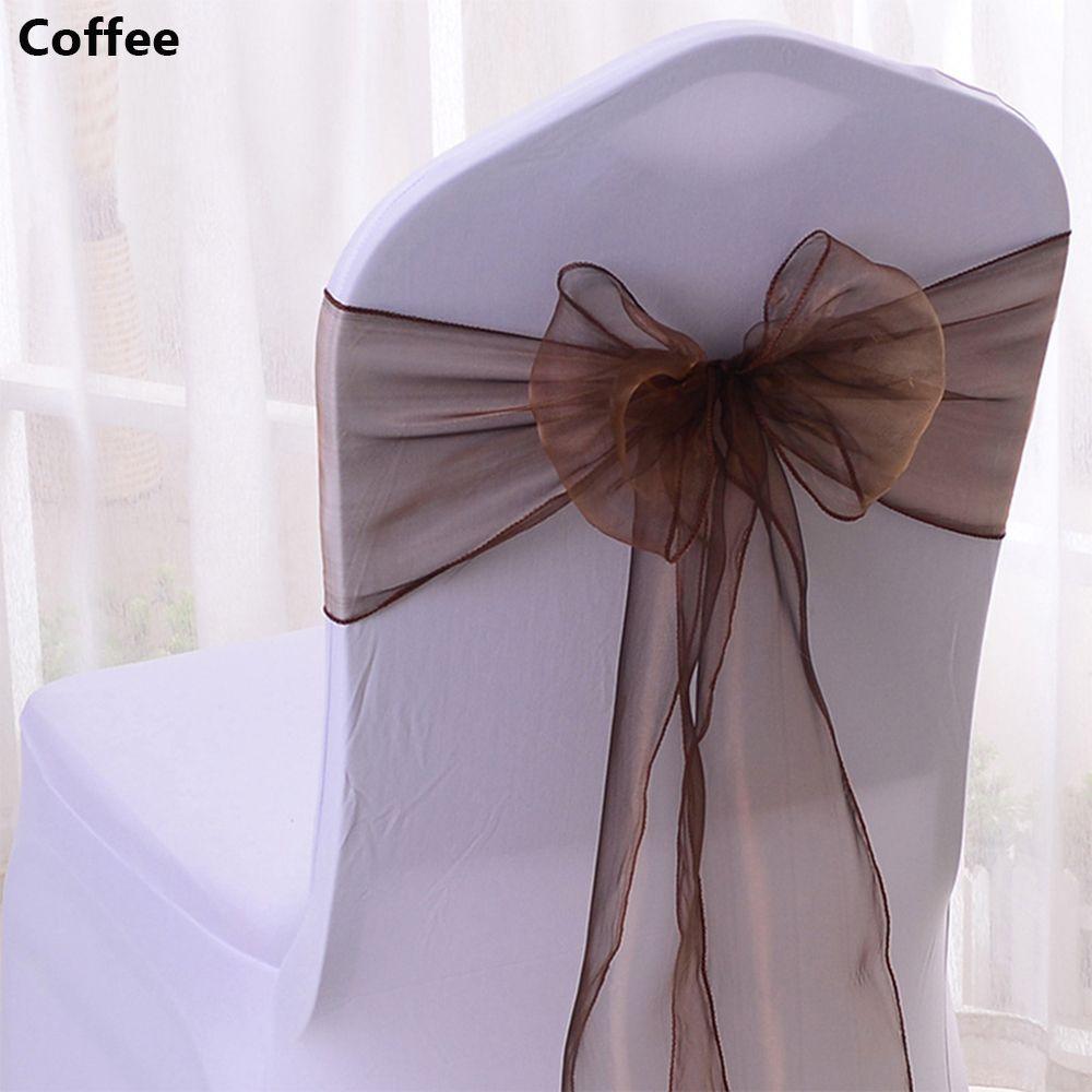 Лента Чехол на Сиденье Завязка Свадебные Принадлежности для Банкета Мероприятия Банкеты Декор Спинки Стула Банты для Стульев Ленты