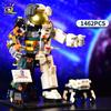 Нетоксичные фигурки астронавтов Moc Space, модель, конструктор, модель, человек из аэрокосмической отрасли, DIY украшение, кубики, игрушка для детей