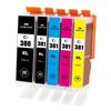 TAIDA Compatible Ink for Canon and TR703 Printers Individually BCI-381XL BCI-380XL Cartridges, 5-Color Set, 381, 380, TS6130, TS6230, TS6330, TS7330,