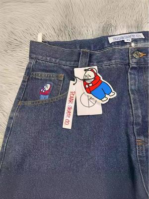 Американский тренд Джинсы мужские прямого кроя в стиле хип-хоп для улицы