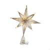 Christmas Tree Top Glittered Star Treetop with Lights Lighted Iron Art