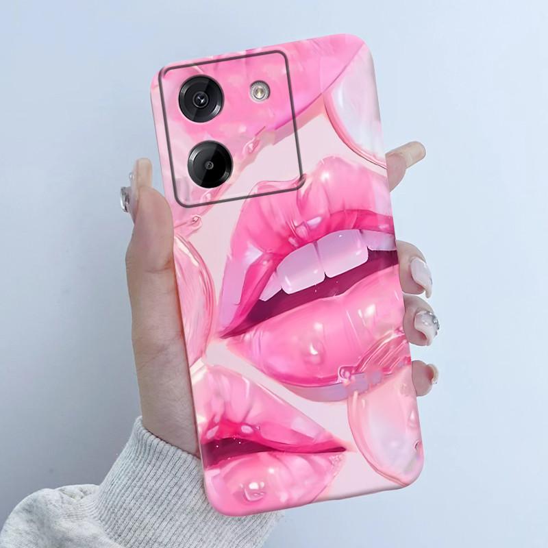 Чехол для телефона Xiaomi Poco M7 Pro 5G, модный дизайн 'Цветочная девушка', мягкий силикон TPU, задняя крышка для Poco M 7 Pro M7Pro 5g
