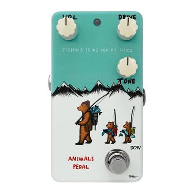Педаль Animals Педаль Animals РЫБАЛКА ТАК ЖЕ ВЕСЕЛО, КАК И гитарный эффектор FUZZ/Fuzz