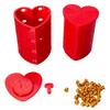 Annoying Gift Box with Screws 3D Printed Heart-shaped Present Box Hilarious Money Card Container Prank Gag Gift for Birthdays Anniversaries Parties