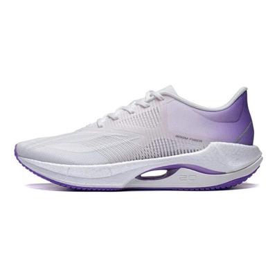 Li Ning Super Lightweight 20 Повседневные амортизирующие нескользящие износостойкие низкие кроссовки для бега женские кроссовки Белый Фиолетовый ARBT002-10