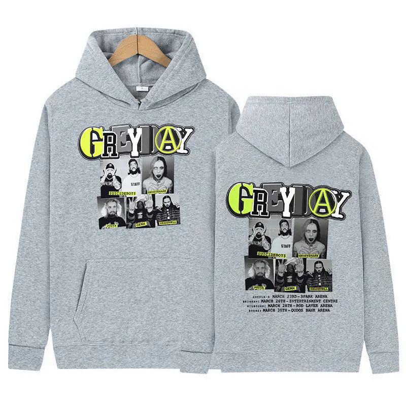 Худи с принтом тура Suicideboy Gray Day 2024
