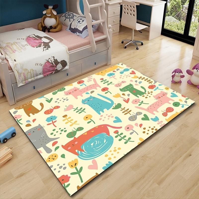 Kids Carpet Playmat Rug  Fun Carpet City Map For Track Racing And Toys  Floor Mats For Cars For Toddler Boys