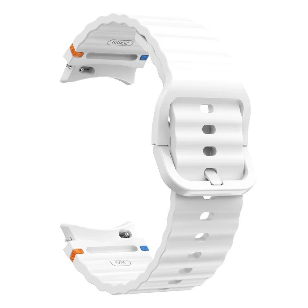 Оригинальный силиконовый ремешок для Samsung Galaxy Watch 7/FE/5 Pro Watch 6/4 Classic 44mm 40mm Браслет Ремень Correa Galaxy Watch 7 Ремешок