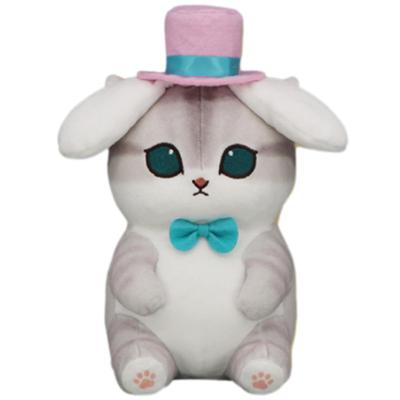 Mofusand x Sanrio Characters Большая мягкая игрушка, Прибл.. 22 см, Коллаборация Mofusand Sanrio (корица)