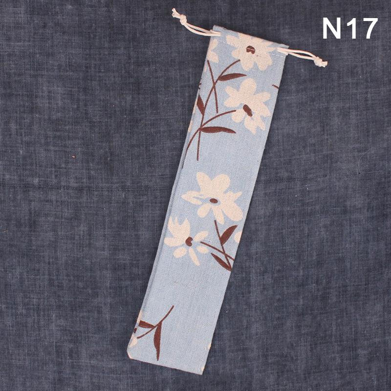 1 шт. многоразовый соломенный мешочек для металлических соломенных столовых приборов, красочный дорожный походный палочки для еды ложка вилка нож сумка для хранения контейнер