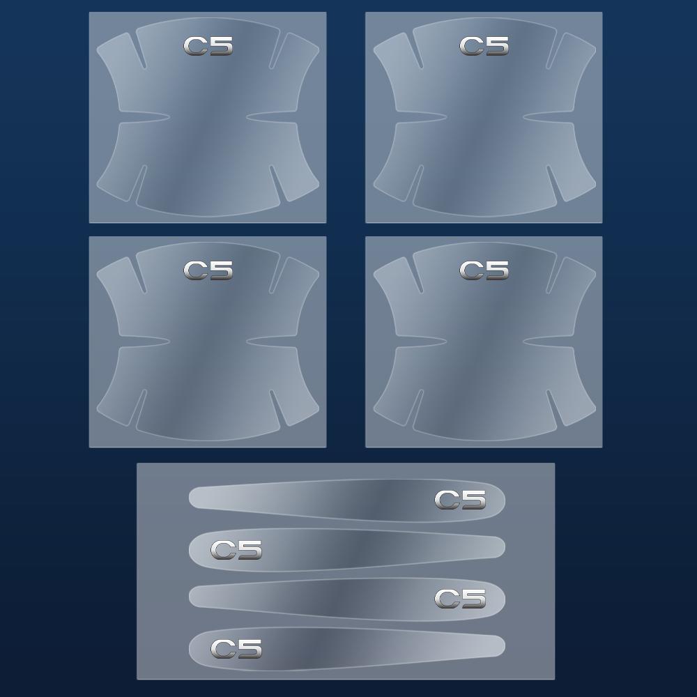 TXBB4 8PCS Transparent Car Door Handle Cup Protector Film Anti Scratch Sticker For Citroen C1 C2 C3 Grand C4 Picasso C4L VTS C-ELYSEE