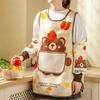 Anti Dirty Wipeable Hands Apron Vest Style Sleeveless Apron  for Cleaning Accessories
