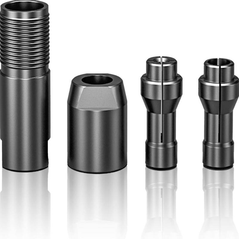 Professional Grade Thread Adapter Set For Converting Grinder To Straight Grinder Steel Built Rapid Installation