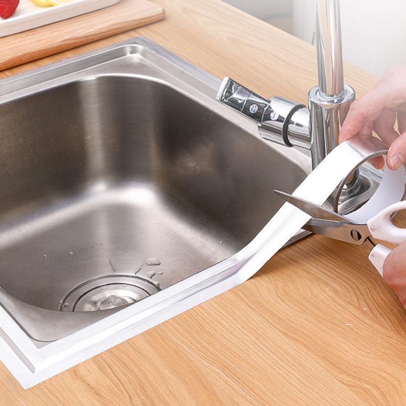 Sink Waterproof Sticker Countertop Anti-Mold Tape Heat Insulation Aluminum Foil Kitchen Bathroom Accessories