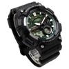 Casio World Time Ana-Digi Quartz Watch AEQ-110W-3A2V Men's Green Sunburst Dial Black
