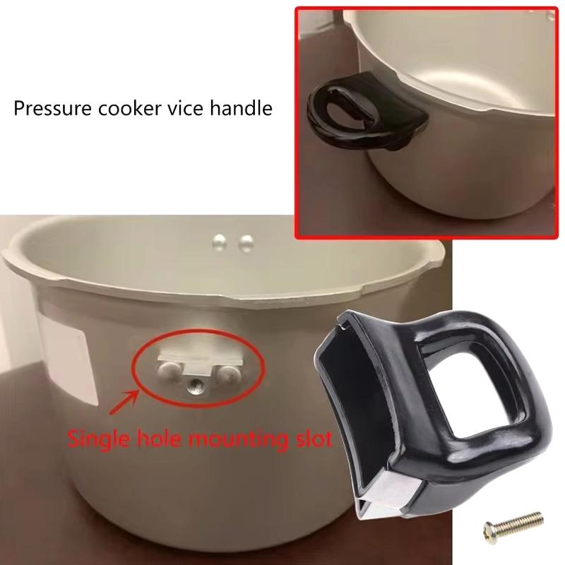2PCS Bakelite Pot Handles Replacement Side Handles Bakelite Pot Ear Anti-scalding Pan Handles for Soup Pot Milk Pot Steamer