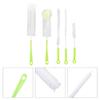 Bottle Brush Set Food Grade Long Handle 5 Types Water Bottle Cleaner for Wine Sports Bottles