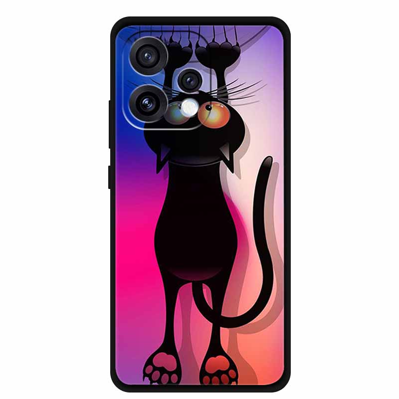 Чехол для Oppo Reno 15c Reno 15 PMD110 Мультяшный Мягкий Силиконовый Защитный Чехол для Телефона на Reno15 Reno15c CPH2825 Роскошный Бампер Coque