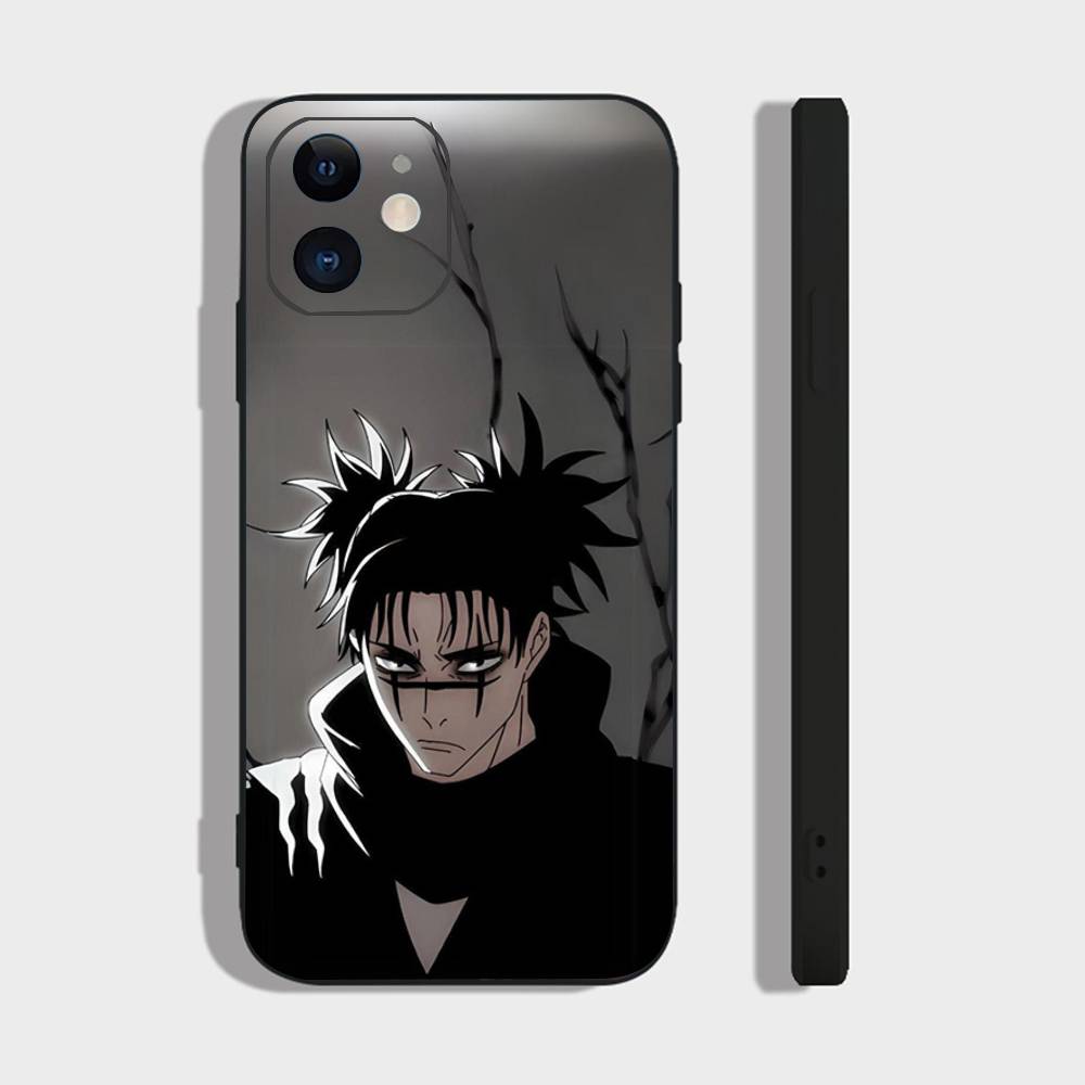 Чехол для телефона Choso Jujutsu K-Kaisen Аниме для iPhone 17 Air 16 15 14 13 Pro Max 11 12 Черный силиконовый чехол